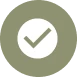 Verified icon in circle